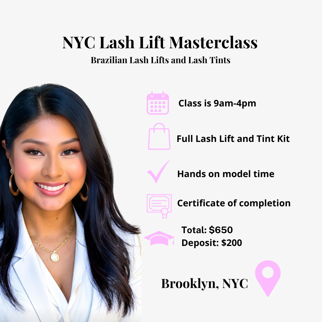 NYC Lash Lift and Tint Masterclass