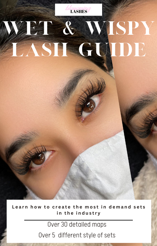 WET WISPY LASH GUIDE blossoming lashes WET WISPY LASH GUIDE blossoming lashes